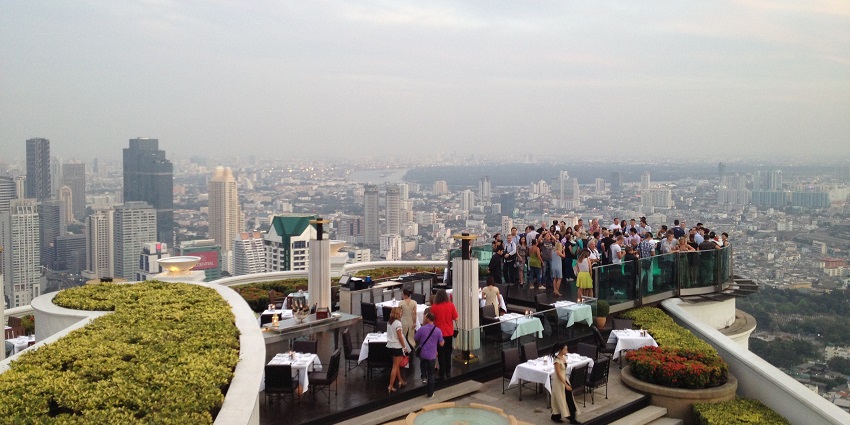 Sky Bar at State Tower, Bangkok- one of the best restaurants for Valentine's Day