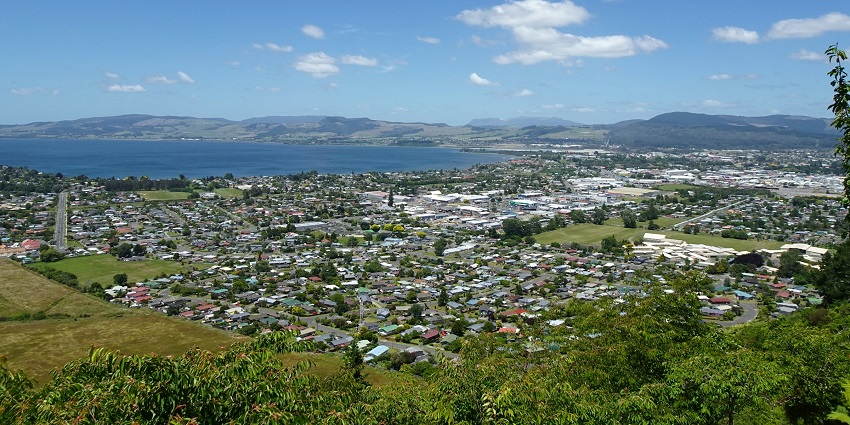 Skyline Rotorua offers a stunning view of the city, one of the best places in Rotorua.
