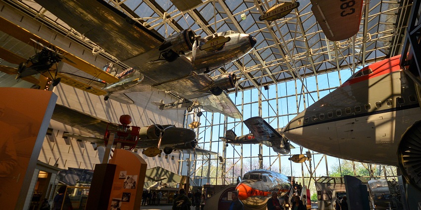 The Smithsonian National Air and Space Museum is a renowned science museum showcasing aviation and space history.