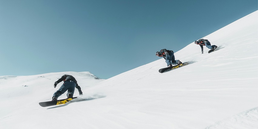 Image of a person snowboarding, one option among the thrilling adventure sports.