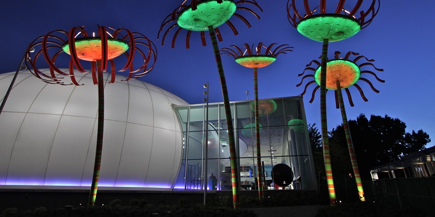 Sonic Bloom Festival, a vibrant music and arts event with immersive performances