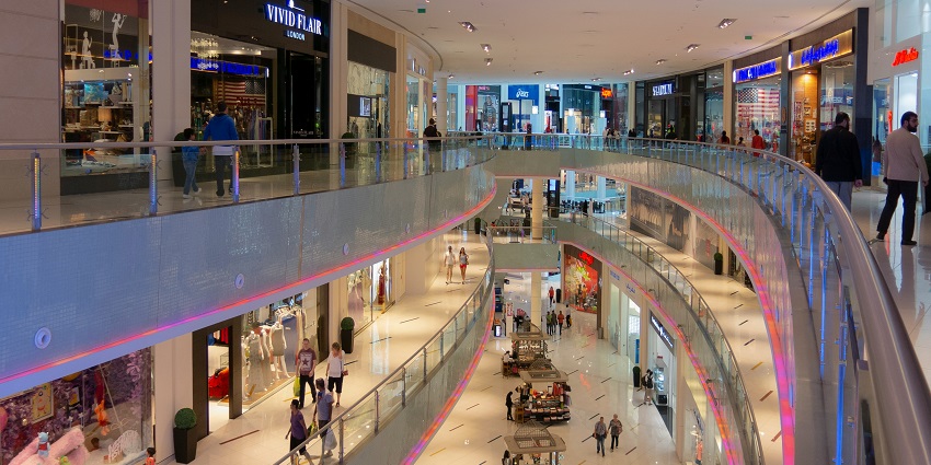 View inside the halls of South China mall, an all in one gem for shopping lovers