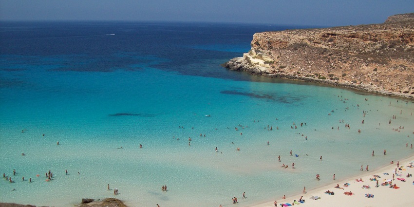 One of Italy’s most stunning beaches, known for its soft sands and clear sea.