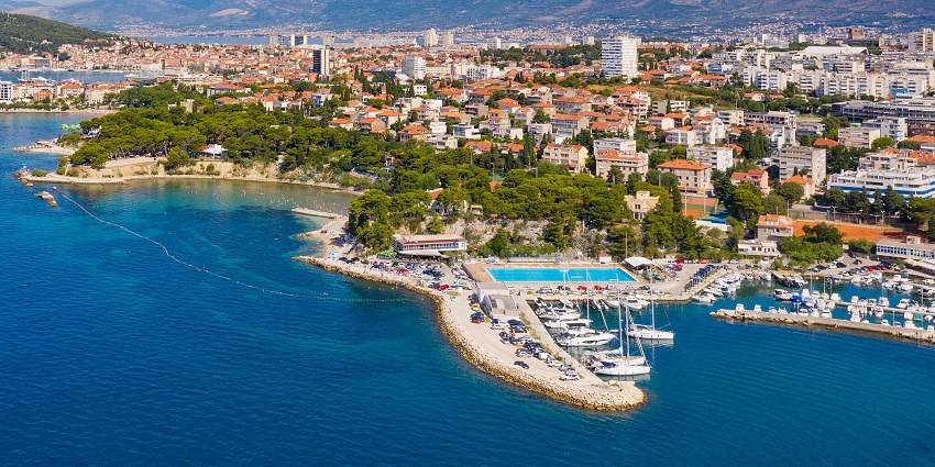 Split’s coastline and Diocletian’s Palace make it a top place to visit in Europe in June