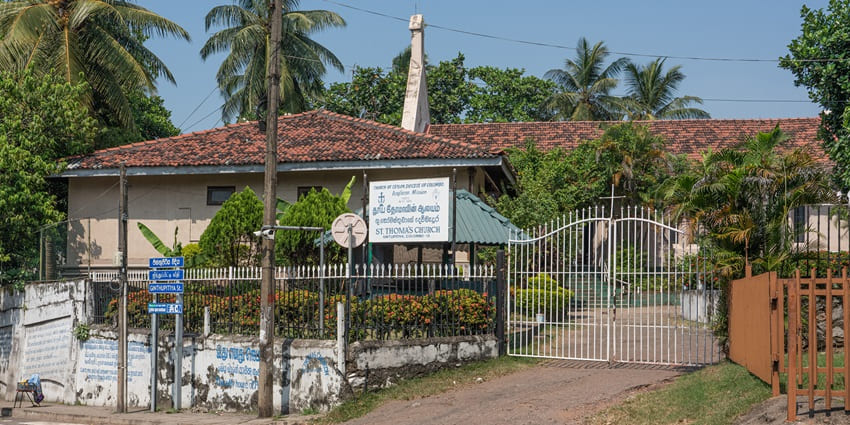 St Thomas Church is among the churches in Sri Lanka that you must explore on your trip.