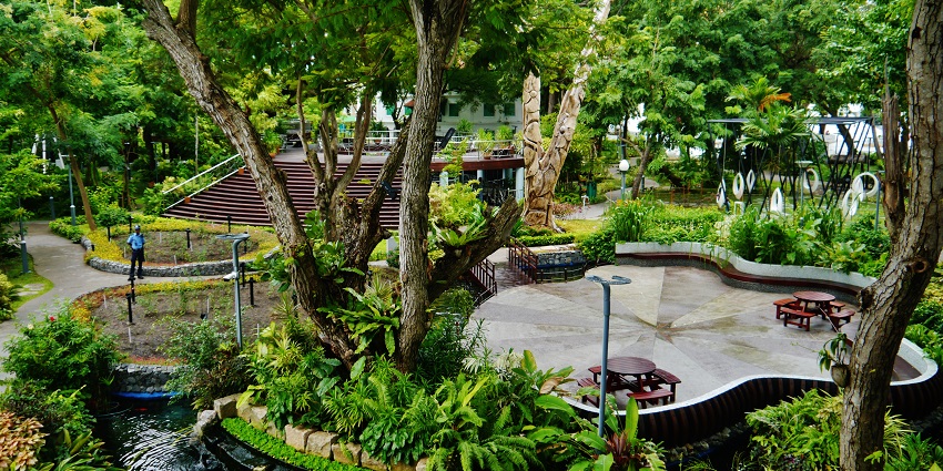 Tranquil green oasis in Male, perfect for relaxation and sightseeing