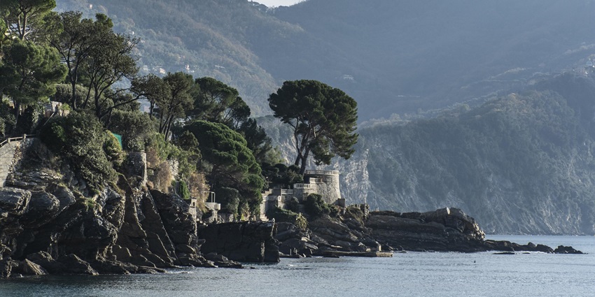 An image showing a bay surrounded by natural land features similar to Surat Bay's