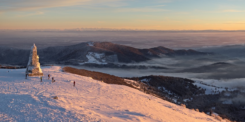 The scenic Swiss Alps are one of the most romantic places to visit in August for couples