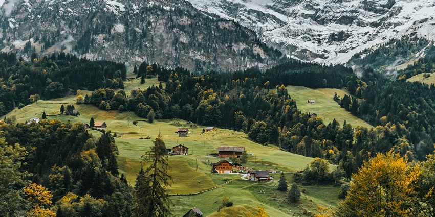 Marvel at Switzerland’s picturesque Alps and charming medieval villages.