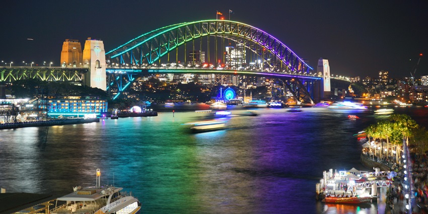 A breathtaking view of the Sydney Harbour Bridge, offering a thrilling climbing experience.