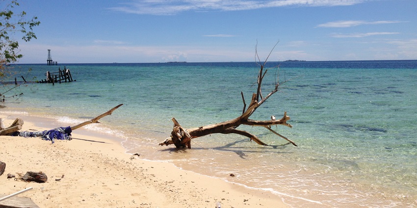A picture of a scenic shoreline, exploring which is one of the best things to do in Makassar
