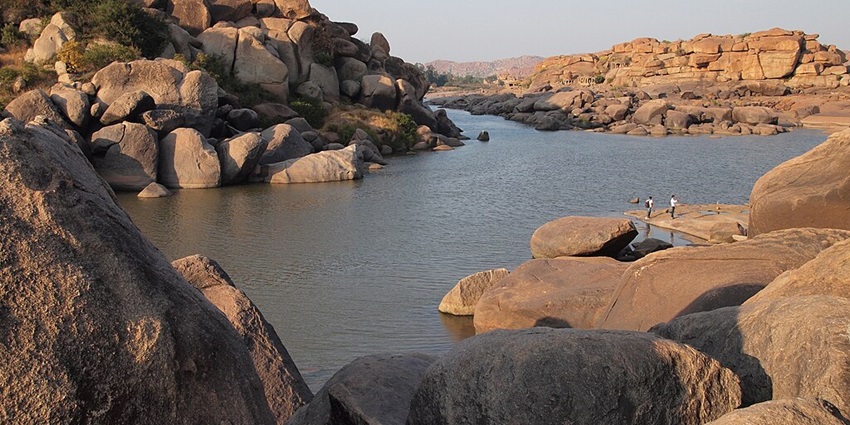 The Tungabhadra River is great for a coracle ride, as described in this Hampi travel guide.
