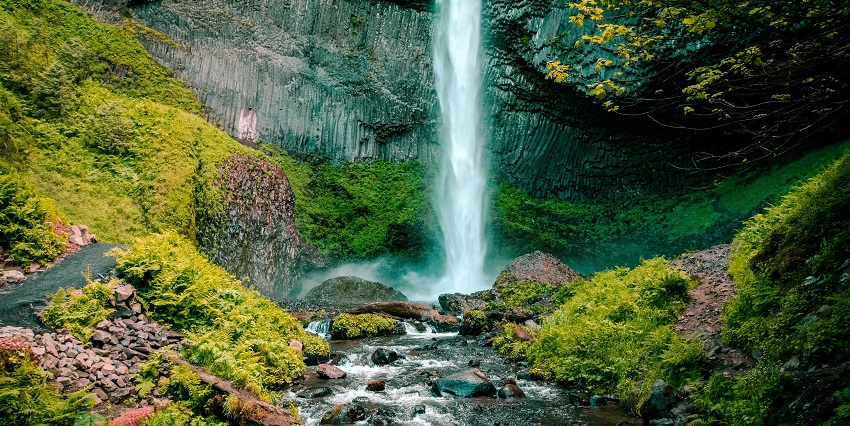 An image of YS Falls in Mandeville, a tourist destination and one of the things to do in Jamaica.