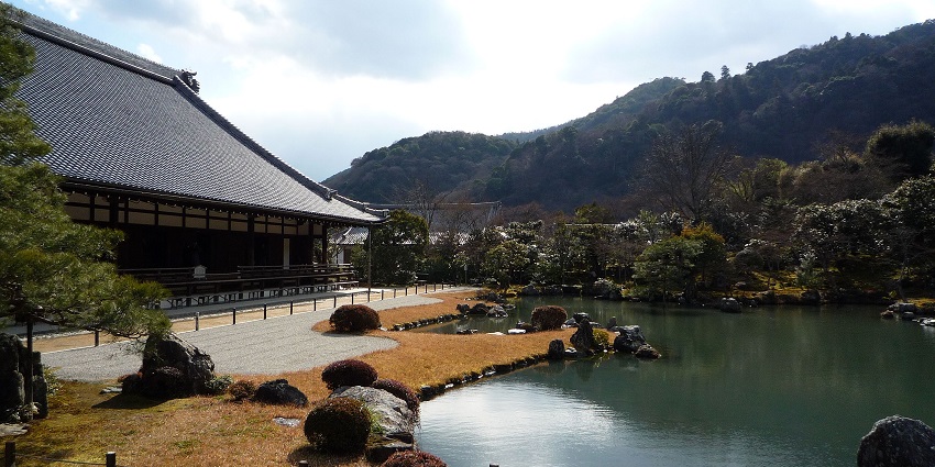 A UNESCO-listed Zen temple with stunning gardens and views of the Bamboo Forest, among the best Japanese monasteries.