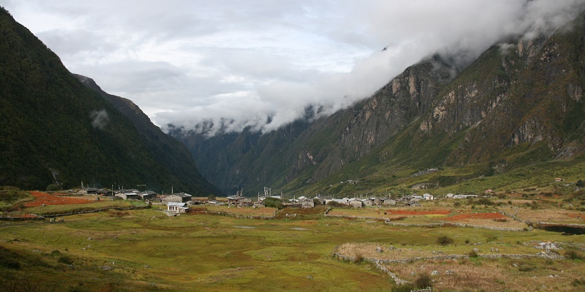 Thangu village is one of the best places to see near the Green lake trek in Sikkim