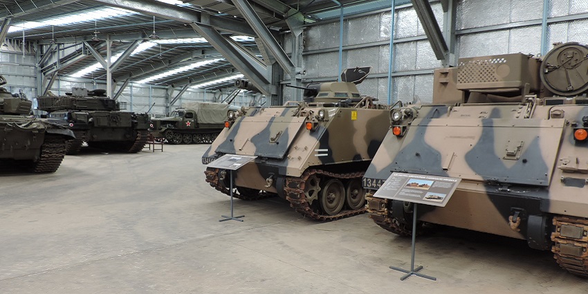 A vast collection of solid and amazing tanks at the Australian Armour & Artillery Museum