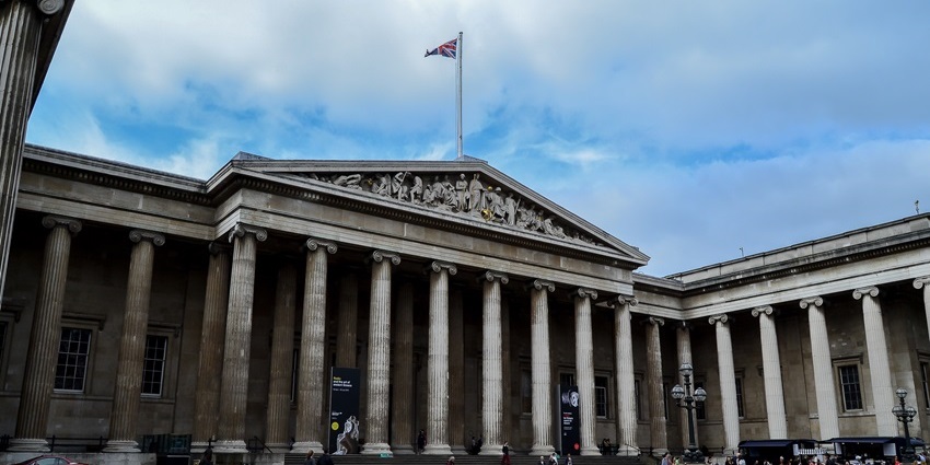 The British Museum in London, United Kingdom, is one of the largest museums in the world.