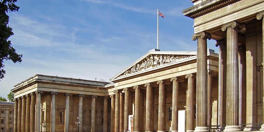 An image of The British Museum in London, one of the top museums in Europe