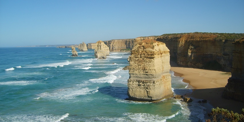 The Twelve Apostles, a nearby attraction on one of the top hiking trails worldwide