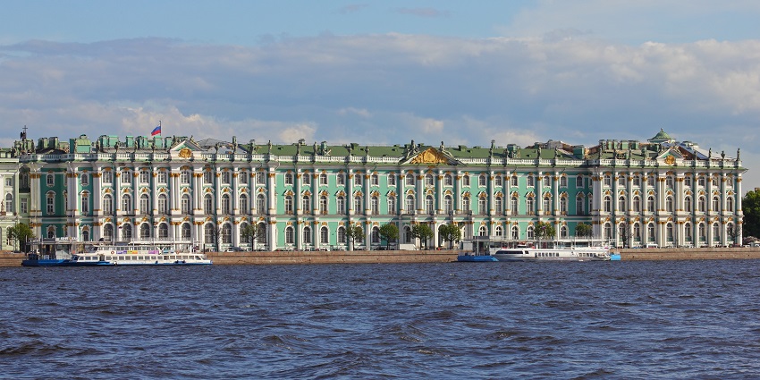 An image of the Hermitage Museum, one of the most famous Art Museums in the world.