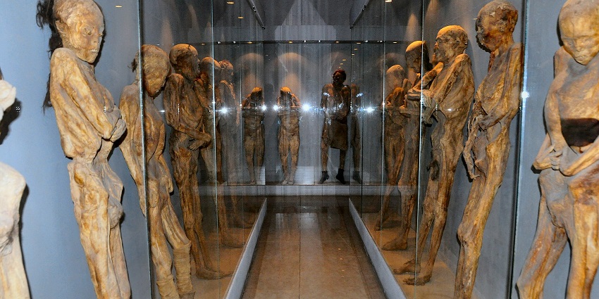 View naturally mummified corpses in this unique museum amongst Mummy Museums.