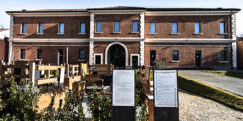 Exterior of the Photographic Museum of Humanity, one of the best camera museums in the world