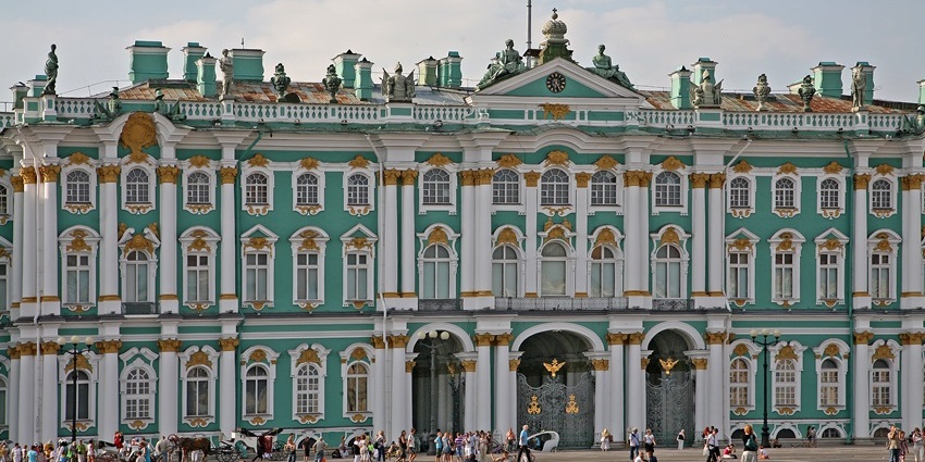 In St. Petersburg, Russia, the State Hermitage Museum is one of the largest museums in the world.