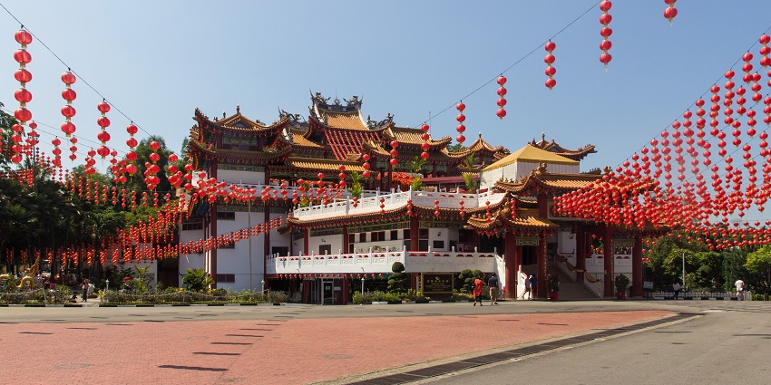 An image showing a view of Thean Hou Temple, a popular tourist attraction in Kuala Lumpur