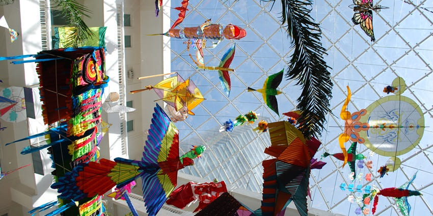 Tokyo Kite Museum, Japan, displays a fascinating collection of traditional and modern kites