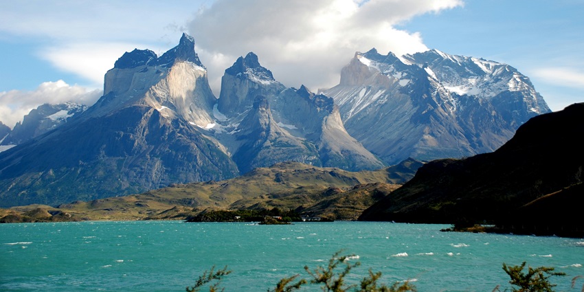 Trekking in March through Torres del Paine with glaciers, lakes, and scenic landscapes.
