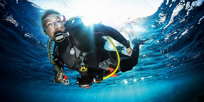 Things to do in the Maldives in April include exploring pristine reefs teeming with marine life at this stunning snorkelling destination.