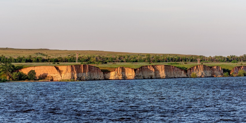 Image of Tsimlyansk Reservoir in Russia - one of the largest lakes in Europe
