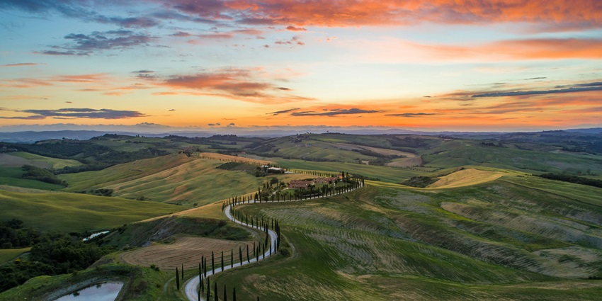 Tuscany’s picture-perfect terrain is what makes it one of the places to visit in Europe.