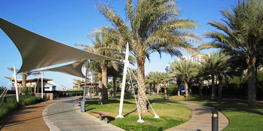 Explore nature at Umm Al Emarat Park, a beautiful green oasis in the heart of Abu Dhabi.