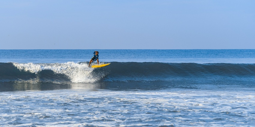 An image of Varkala Beach, also known as Papanasham Beach, is a beach in Kerala.