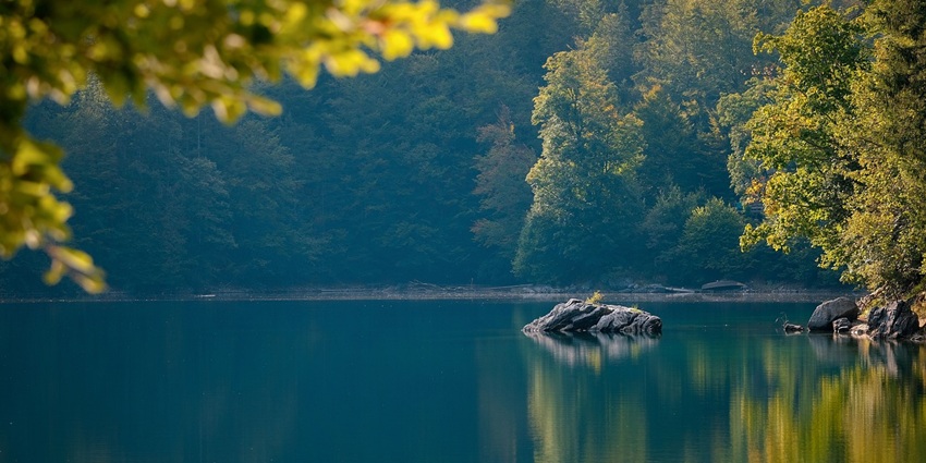A serene view of the famous Velrampet Lake, one of the astounding lakes in Pondicherry.