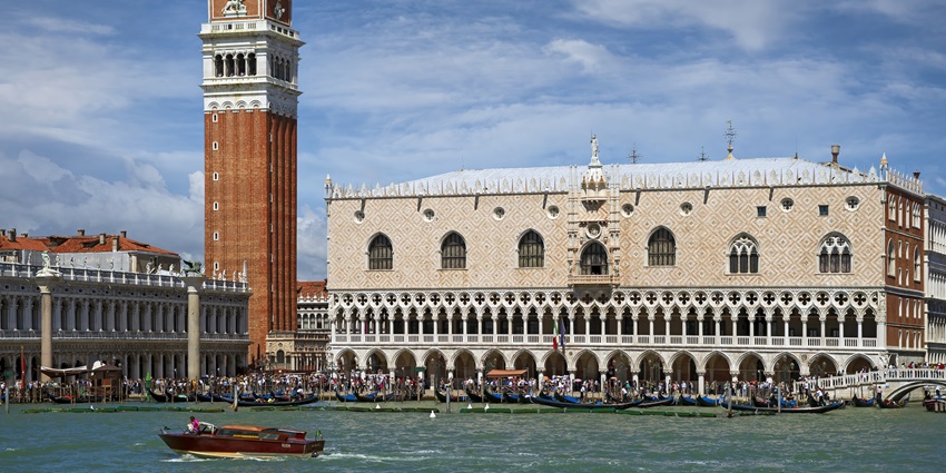 Venice is a charming destination with gondola rides and rich historic palazzos