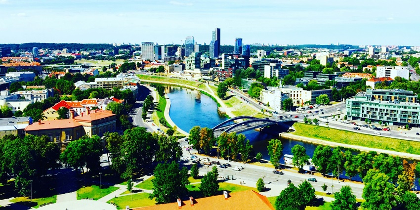 Vilnius Old Town showcases medieval, Gothic, Renaissance, and Baroque architecture.