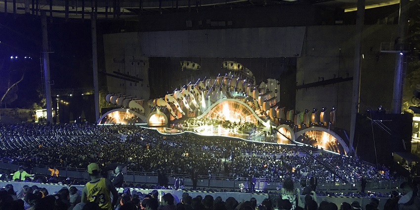 The image of the Viña del Mar International Song Festival, famous music festivals in Latin America.