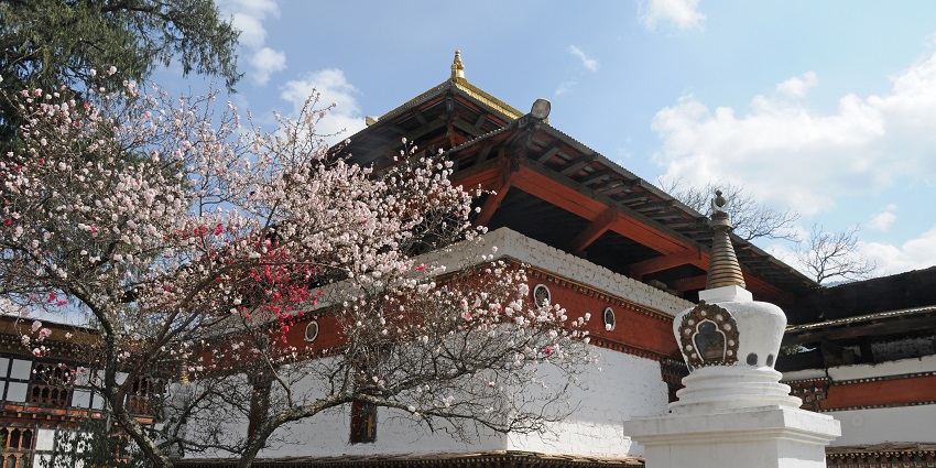 Kyichu Lhakhang, a sacred temple near Drukgyel Dzong, is one of Bhutan’s oldest sites