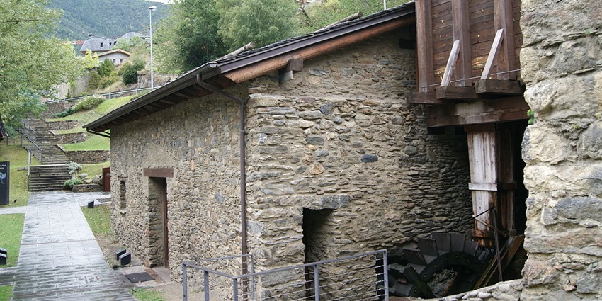 A snapshot of the 13th century settlement amidst the scenic landscape of La Massana