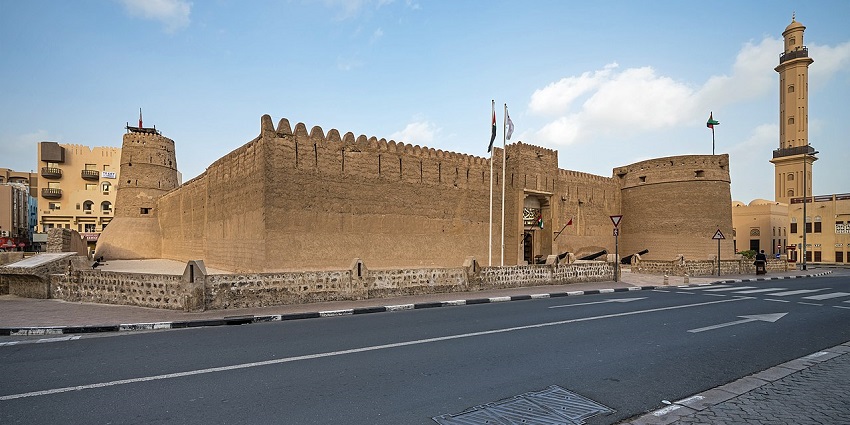 Al Fahidi Fort, home to Dubai Museum, one of the best things to do in Dubai Creek