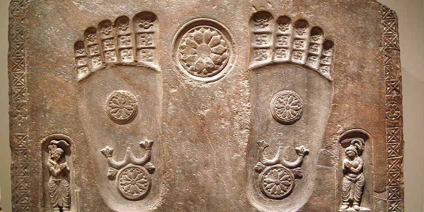 Witness the sacred Giant Buddha Footprint at the Tiger Cave temple