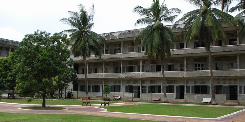 An image of Tuol Sleng, a former prison turned museum, preserving Cambodia’s history.