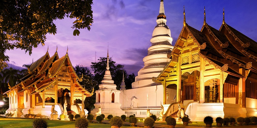 Wat Phra Singh Temple is one of the most renowned Chiang Mai temples.