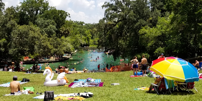 Wekiwa Springs State Park features crystal-clear springs, scenic trails, and canoeing for a peaceful nature escape.