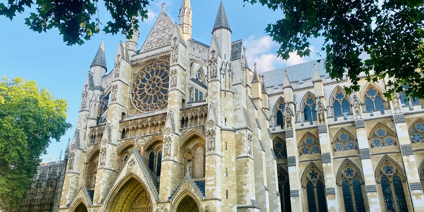 The best places to visit in Europe include the Gothic architecture of Westminster Abbey.