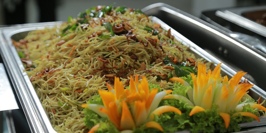 Close up view of the plate served at a local eatery nearby