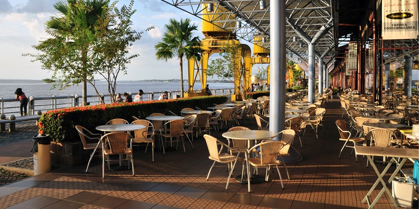Image of dine with the best views area and food court during day time