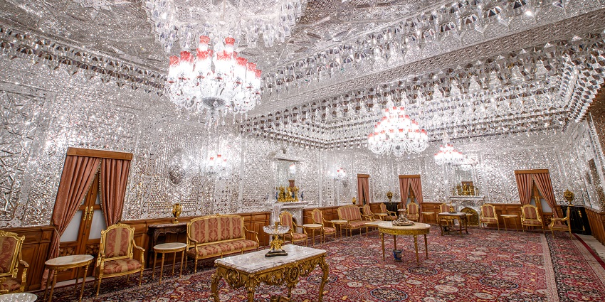 A modern dining area at The Iran Mall, biggest shopping mall in asia, with diverse cuisine